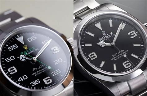 rolex explorer vs air king.